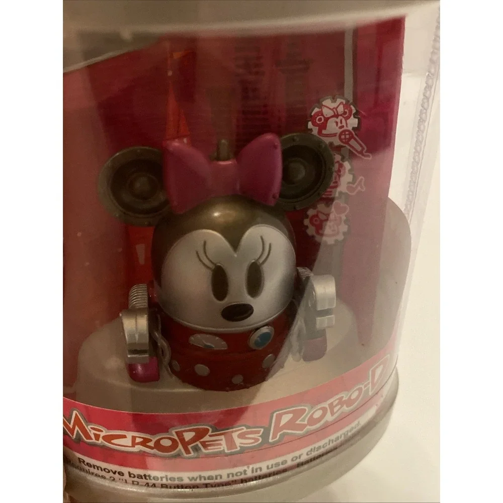 Disney Minnie Mouse Micropets Robo-D Tomy Y2K Toys Rare New‎ inbox Theme Park Ed